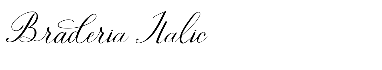 Braderia Italic